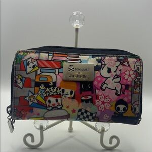 Tokidoki x Ju-Ju-Be "Be Spendy" zip-around wallet
